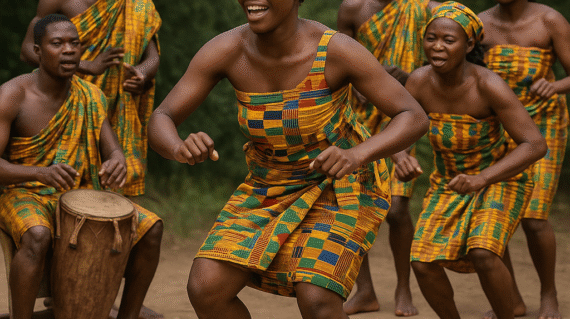 Vibrant Agbadza Dance Celebration