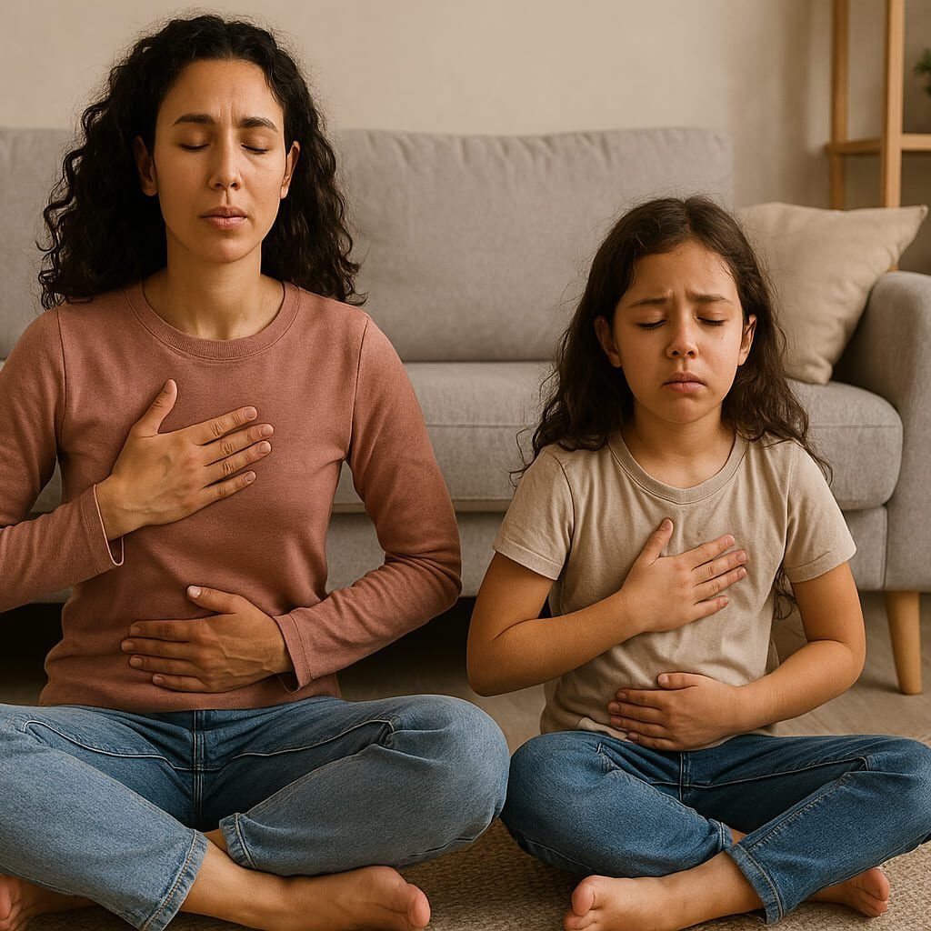 emotional dysregulation in children supported by mindful parent regulation strategies