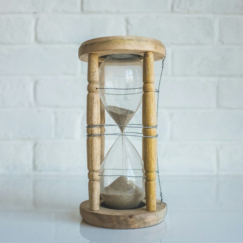 Timer set, illustrating focused work intervals