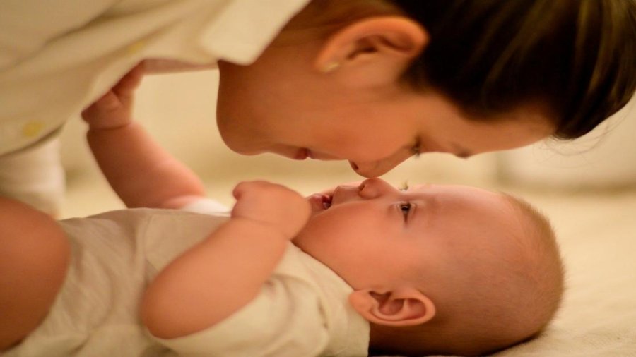 mom and child photo