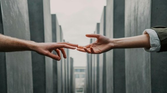 two hands