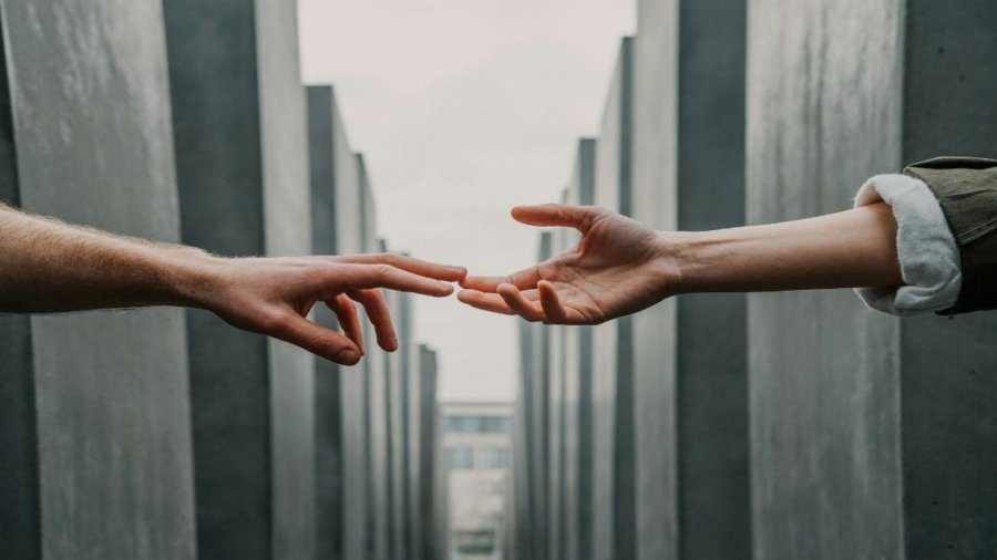 two hands