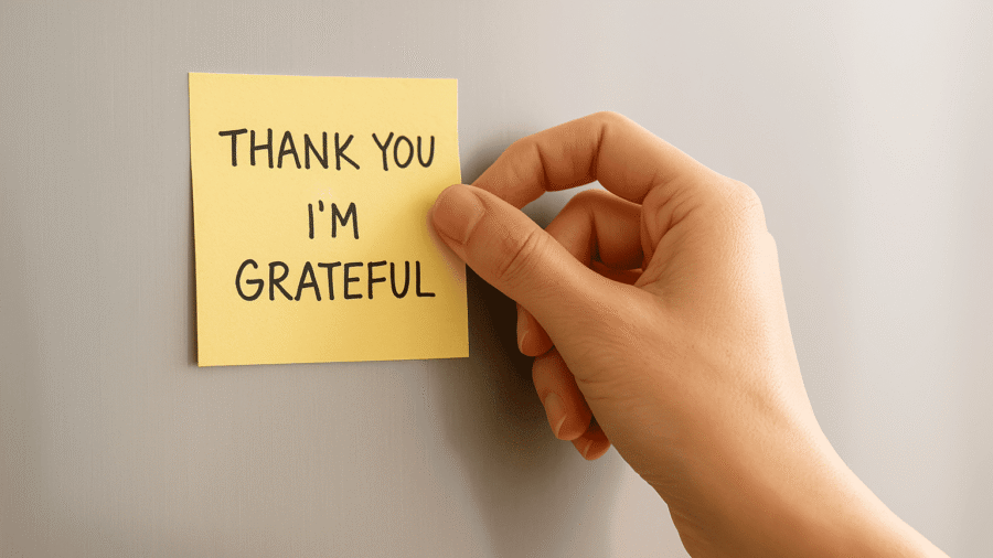 Practicing gratitude daily to change brain patterns and boost emotional strength