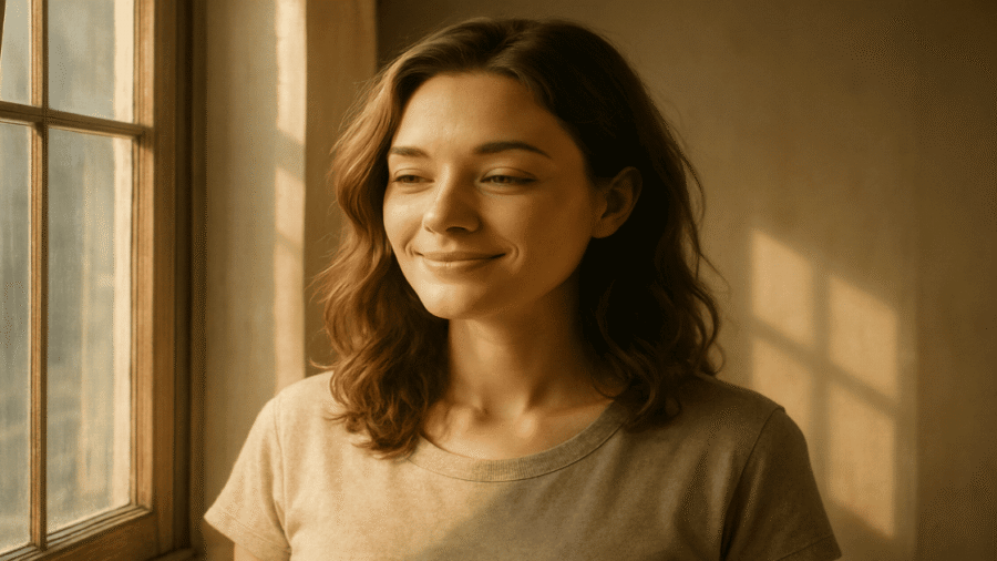 Psychological impact of smiling more after emotional stress