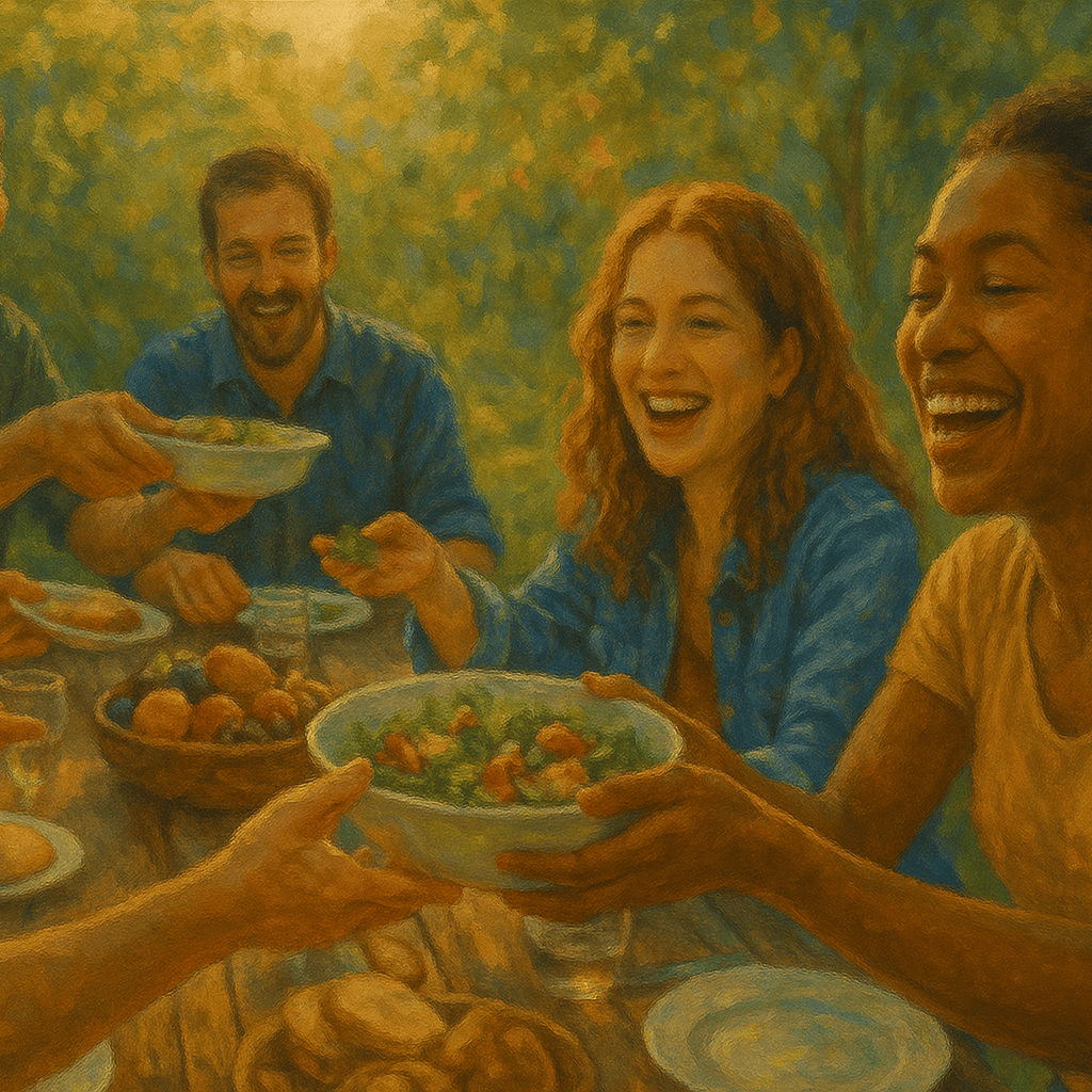 Shared meals as key shared experiences that build stronger bonds