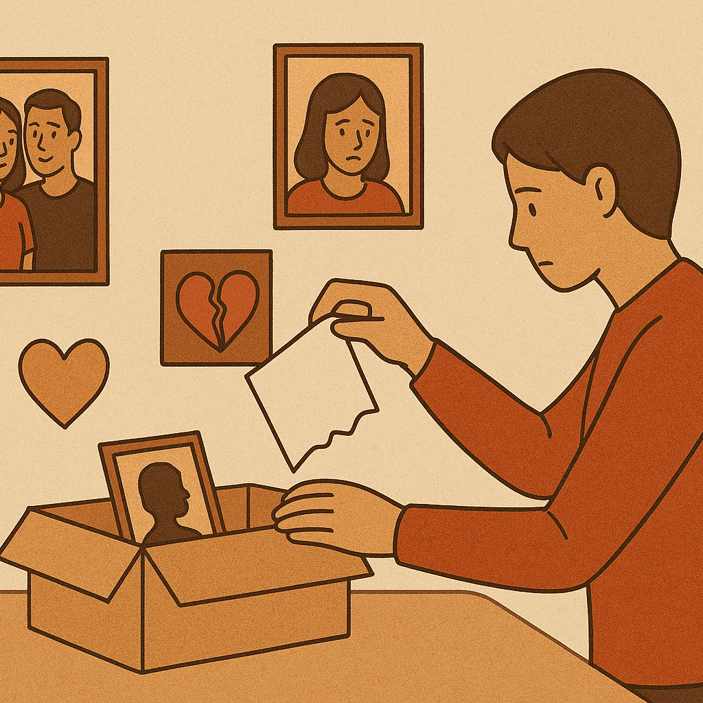 healing from toxic relationship with physical and emotional detachment